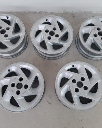 Set 5 Cerchi in lega 6J x 15" Ford Escort RS Turbo