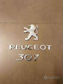 Logo+Scritta portellone posteriore Peugeot 307