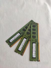 RAM Samsung DDR3 3GB (3x1GB) PC3-10600U 1333MHz