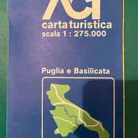 Aci - Cartina puglia 1981 - Guida turistica
