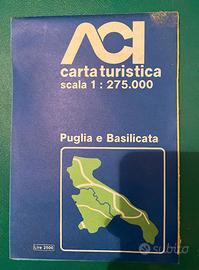 Aci - Cartina puglia 1981 - Guida turistica