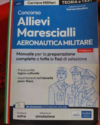 Libri concorso esercito, aeronautica e marina
