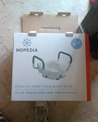 rialzo wc con braccioli monopedia e pannolini 