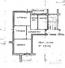 Trilocale con posto auto a Bolzano via Nicolodi