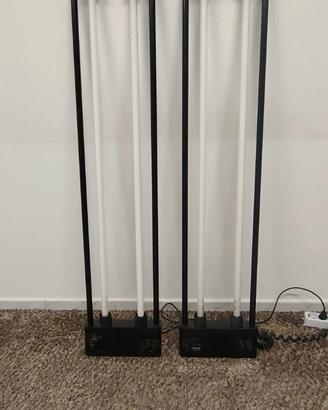 Lampada neon di design Duo Zerbetto anni 80