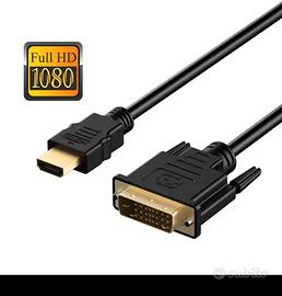 Cavo DVI  HDMI PC DVD