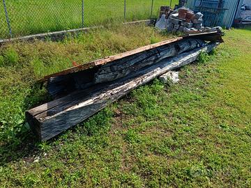 Travi antichi colmi in castagno