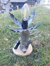 Lampada Legno