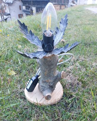 Lampada Legno