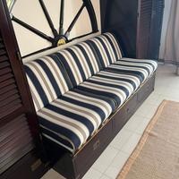 DIVANO LETTO VECCHIA MARINA ORIGINALE MARCHIATO