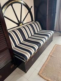 DIVANO LETTO VECCHIA MARINA ORIGINALE MARCHIATO