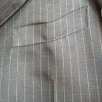 completo uomo gessato David Saddler 