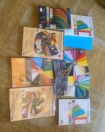 Cartoncini colorati, carta colorata