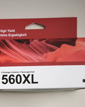 2 Cartucce Sostituzione Canon 560XL