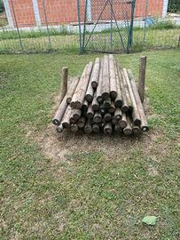 100 pali trattati in autoclave