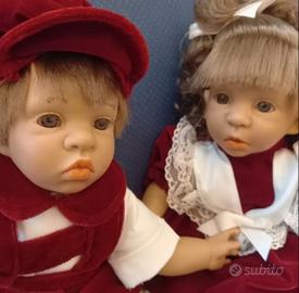 Coppia di Bambole New Born da collezione 