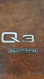 lettere cromate audi 
