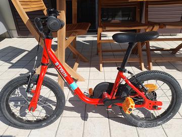 Bicicletta bimbo 2 in 1 ruote 14 pollici