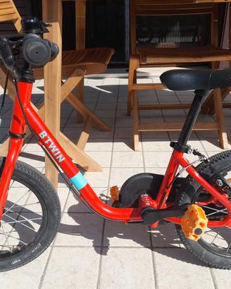 Bicicletta bimbo 2 in 1 ruote 14 pollici