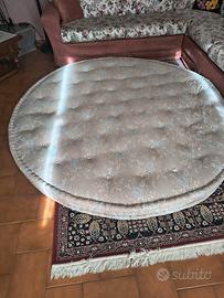 materasso rotondo di pura Lana 