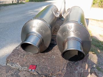 scarico ducati Monster 600 e 900 REMUS carbonio
