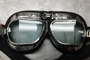 occhiali per moto castom tipo aviatore