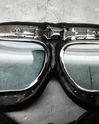 occhiali per moto castom tipo aviatore