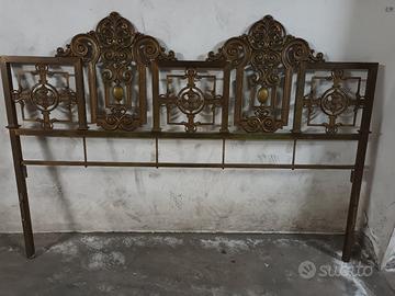 Antico letto matrimoniale in ottone !!!