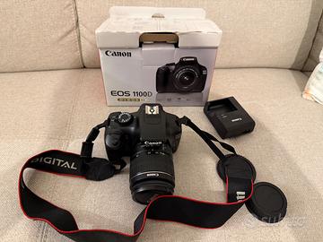 Canon eos 1100D con obiettivo 18-55