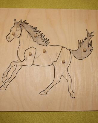 Puzzle cavallo