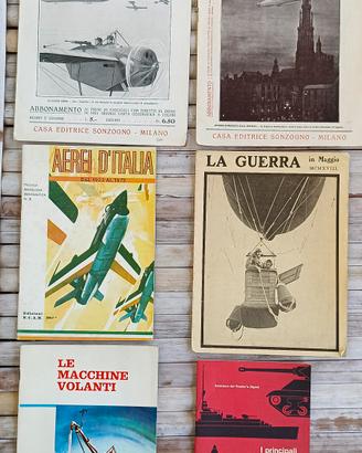 12 riviste aerei dal 1914 al 1961
