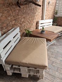set pallet e tavolino 