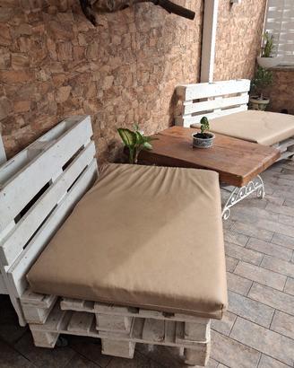 set pallet e tavolino 