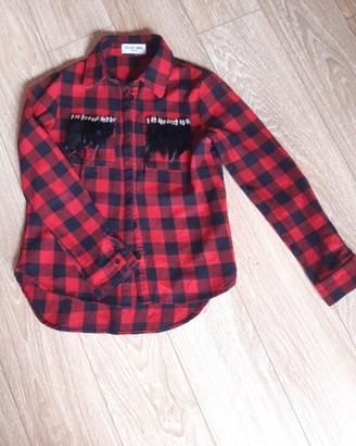 Camicia flanella Odi et Amo scozzese