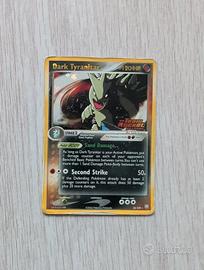 Stamped Carta Pokemon Dark Tyranitar Team Rocket