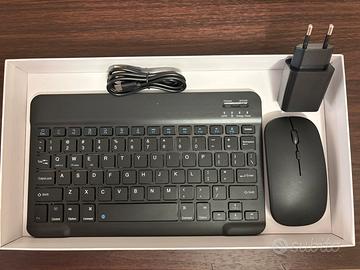 Set Tastiera Bluetooth + Mouse Wireless Dual Mode