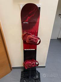 Snowboard Nitro + attacchi Salomon