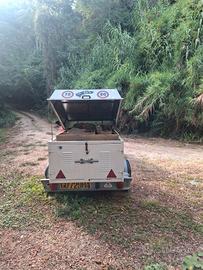 Carrello rimorchio omologato per trasporto animali