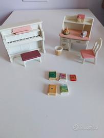 Sylvanian Families "set pianoforte e scrivania"