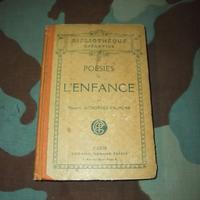 Libro Poesies de l'Enfance primi del 900 Valmore