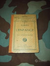 Libro Poesies de l'Enfance primi del 900 Valmore