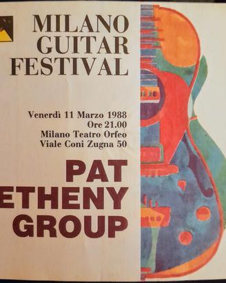 Biglietto concerto Pat Metheny Group - 1988