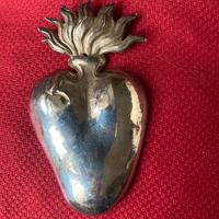 Sacro cuore argento lucido-pezzo unico collezione