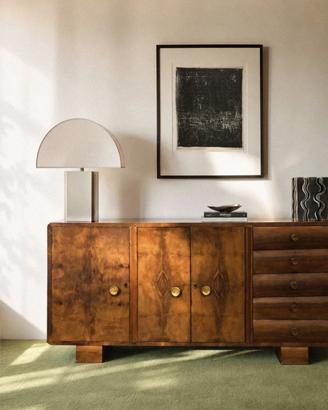 Sideboard vintage legno design art dèco italia