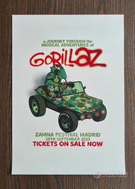 Poster "Gorillaz" Live in Madrid 2025