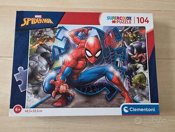 2 puzzle Completi Spider-Man - The Avengers