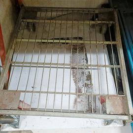 pedane carrellate legno e metallo