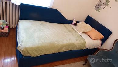 Letto singolo con letto estraibile