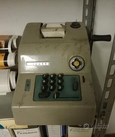 calcolatrice Olivetti vintage anni 60 