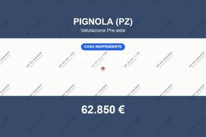 Immobile in asta di 270 m² con box auto a Pignola